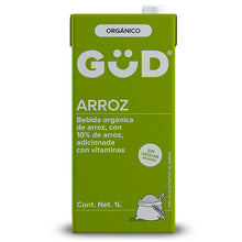 Cargar imagen en el visor de la galería, Leche de Arroz Sin Azúcar Orgánica, Güd 1 lt