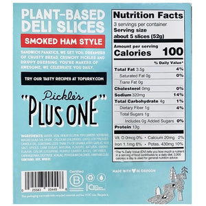 Plant-Based Deli Slices Smoked Ham Style, Tofurky 156  g