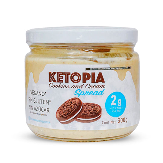Cookies and Cream Spread, Ketopia 300 g Kenko Foods