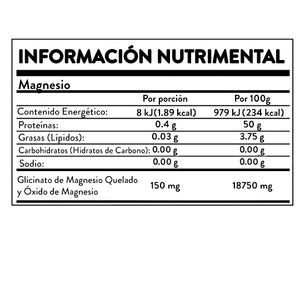 Magnesio Glicinato, Suplemento Alimenticio, Kaypacha 100 caps