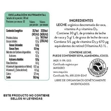 Cargar imagen en el visor de la galería, Leche Descremada Orgánica, Bové 1 lt