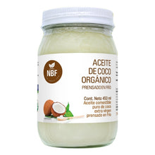 Cargar imagen en el visor de la galería, Aceite de Coco Orgánico Extra Virgen, NBF 450 ml