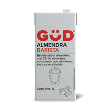 Cargar imagen en el visor de la galería, Leche Barista de Almendra Sin Azúcar, Güd 1 lt