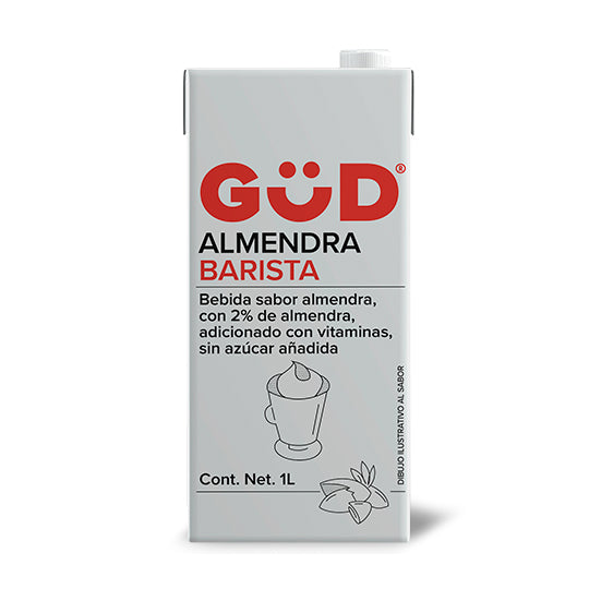 Leche Barista de Almendra Sin Azúcar, Güd 1 lt