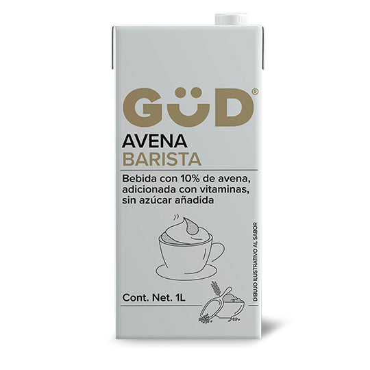 Leche Barista de Avena Sin Azúcar, Güd 1 lt
