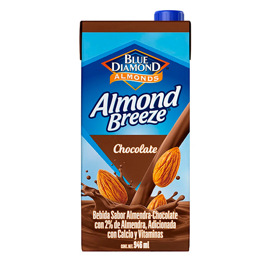 Leche de Almendra Sabor Chocolate con Azúcar, Almond Breeze 946 ml