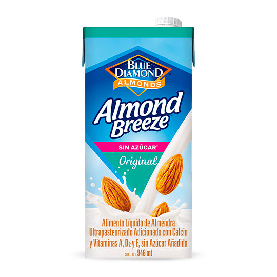 Leche de Almendra Original sin Azúcar, Almond Breeze 946 ml