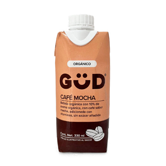 Leche de Avena Sabor Café Mocha Orgánica, Güd 330 ml