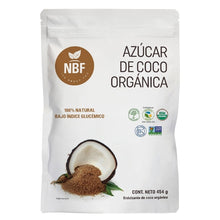 Cargar imagen en el visor de la galería, Azúcar de Coco Orgánico, NBF 454 g