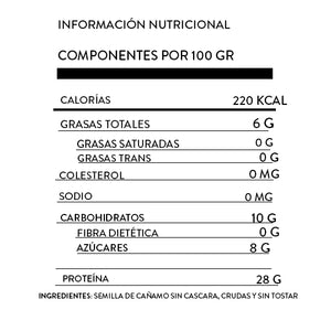 Corazones de Hemp 100 g