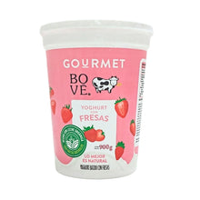 Cargar imagen en el visor de la galería, Yogurt con Fresas Orgánico, Bové 900 g