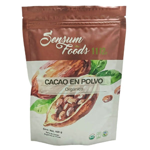 Cacao Natural, Sensum Foods Bolsa Negra 150 g