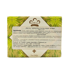 Nubian Heritage Jabón en Barra con Hemp y Vetiver 142 g.