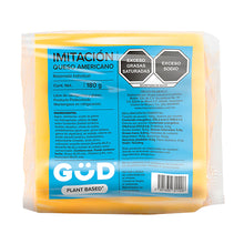 Cargar imagen en el visor de la galería, Queso Americano Vegano, Plant Based 180 g