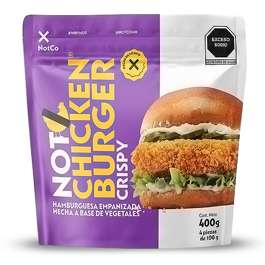 Not Chicken Burger Crispy, NotCo 400 g