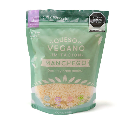 Queso Manchego Rallado Vegano, Leaf 350 g