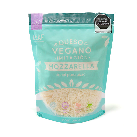 Queso Mozzarella Rallado Vegano, Leaf 350 g