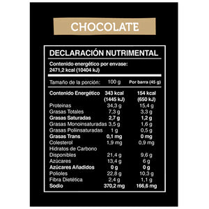 Barra de Proteína Sabor Chocolate, Wild Protein 45 g