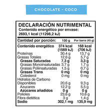 Cargar imagen en el visor de la galería, Barra de Proteína Sabor Chocolate Coco Vegana, Wild Protein 45 g