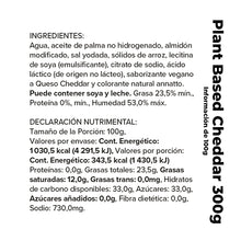 Cargar imagen en el visor de la galería, Queso Cheddar Rallado Plant Based, Güd 300 g