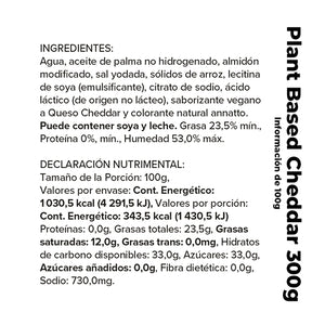Queso Cheddar Rallado Plant Based, Güd 300 g