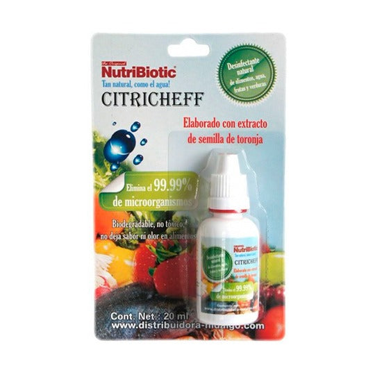 Desinfectante Natural de Extracto de Toronja, NutriBiotic 20 ml