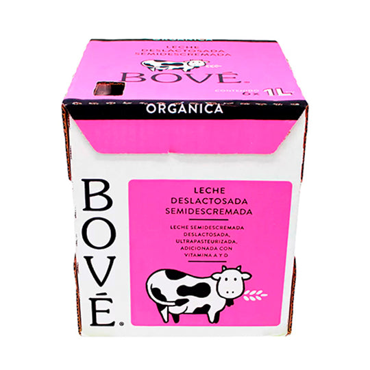 Leche Deslactosada Orgánica, Bové Six Pack 1 lt