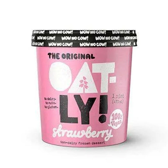 Strawberry Ice Cream, Oatly 473 ml