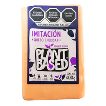 Cargar imagen en el visor de la galería, Queso Cheddar Vegano, Plant Based 400 g