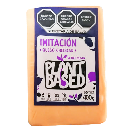 Queso Cheddar Vegano, Plant Based 400 g