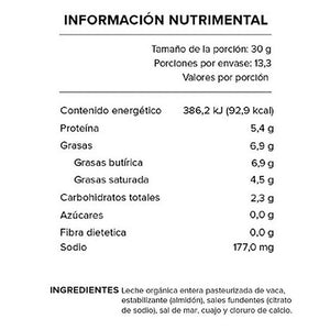 Queso Oaxaca Orgánico Bové 400 g