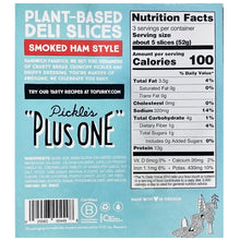 Cargar imagen en el visor de la galería, Plant-Based Deli Slices Smoked Ham Style, Tofurky 156  g