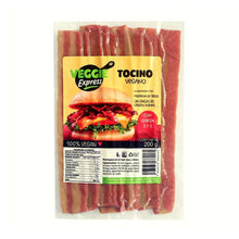 Cargar imagen en el visor de la galería, Tocino Vegano, Veggie Express 200 g