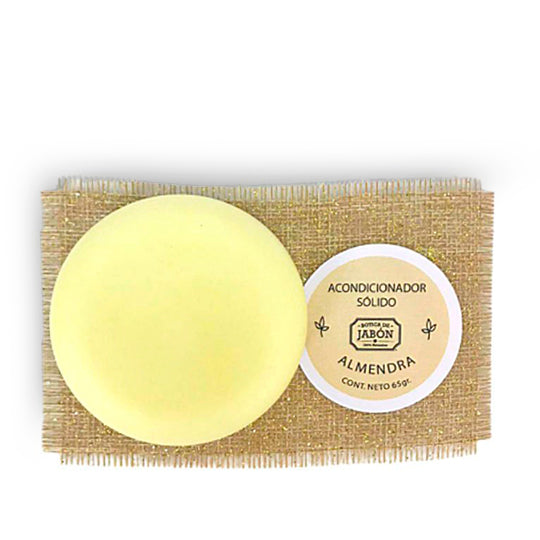 Acondicionador Almendra en Pastilla Sólida, Botica de Jabón 65 g