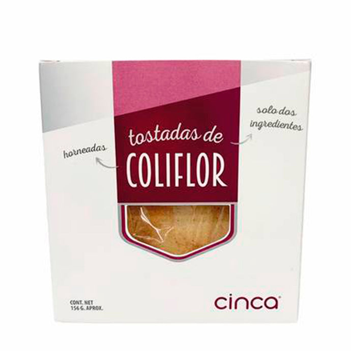 Tostadas de Coliflor Horneadas Libre de Gluten, Cinca 156 g