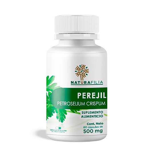 Perejil en Cápsulas Suplemento Alimenticio, Naturafilia 500 mg