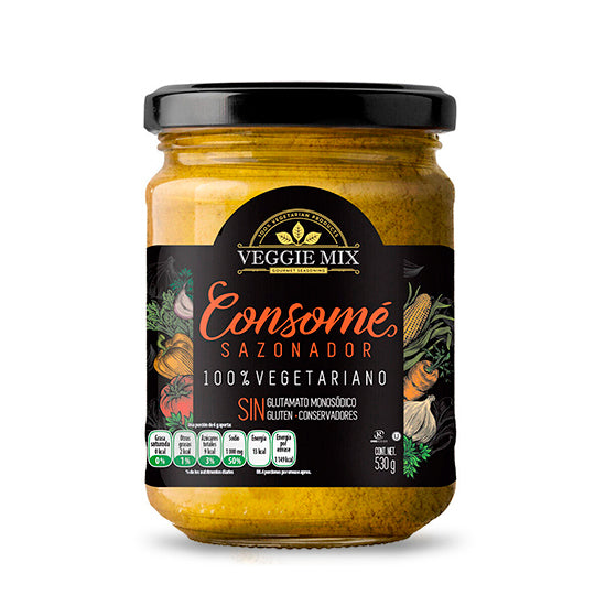Consomé Sazonador Vegetariano, Veggie Mix 530 g