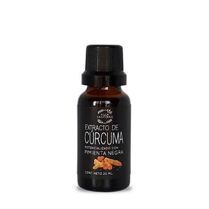 Extracto De Cúrcuma Potencializado Con Pimienta Negra, Villa Santerra 20 ml