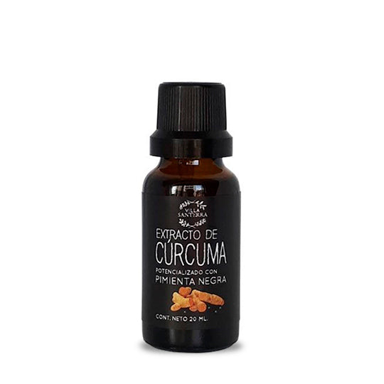 Extracto De Cúrcuma Potencializado Con Pimienta Negra, Villa Santerra 20 ml