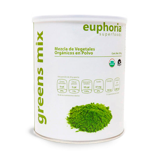 Green Mix Orgánico, Euphoria Superfoods 350 g