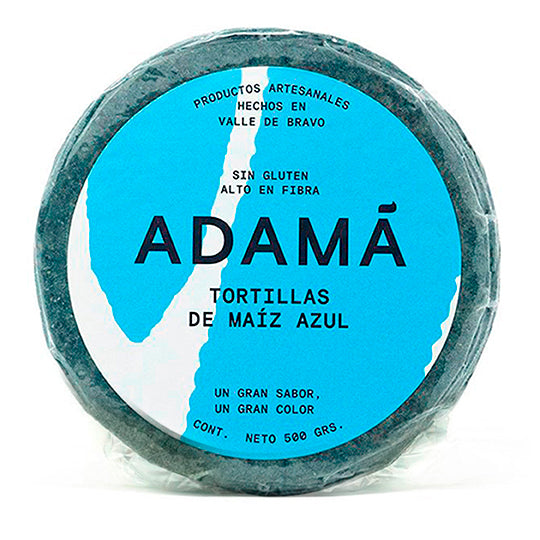 Tortillas de Maiz Azul sin Gluten, Adamá 500 g