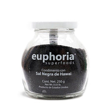 Cargar imagen en el visor de la galería, Sal Negra de Hawai Natural, Euphoria Superfoods 250 g