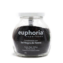 Cargar imagen en el visor de la galería, Sal Negra de Hawai Natural, Euphoria Superfoods 250 g
