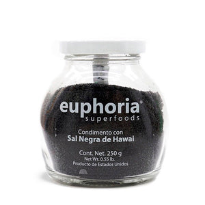 Sal Negra de Hawai Natural, Euphoria Superfoods 250 g