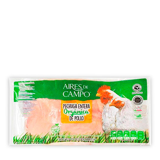 Pechuga Entera de Pollo Orgánica, Aires de Campo (800 gr. Aprox)