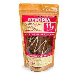 Cinammon Roll Almond Thins, Ketopia 100 g