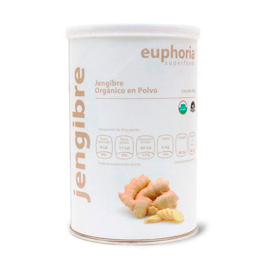Jengibre Orgánico, Euphoria Superfoods 200 g