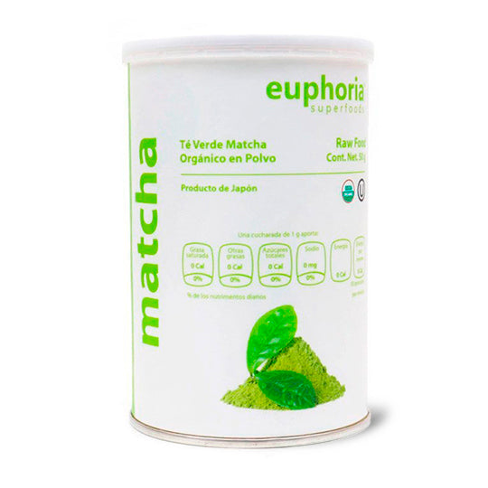 Matcha Orgánica, Euphoria Superfoods 50 g
