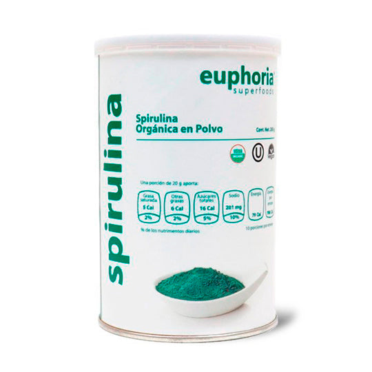 Spirulina Orgánico, Euphoria Superfoods 200 g