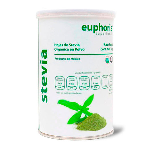 Stevia Orgánico, Euphoria Superfoods 50 g